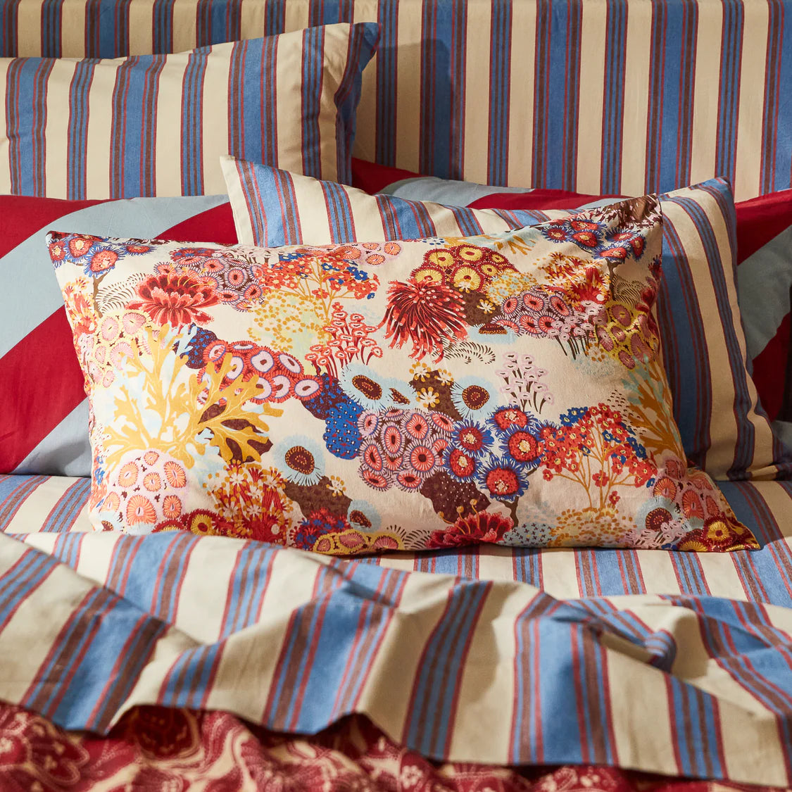 Cora Cotton Pillowcase Set - Pearl