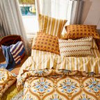 Marzia Linen Pillowcase Set - Cerulean