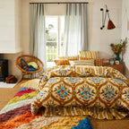 Marzia Linen Pillowcase Set - Cerulean