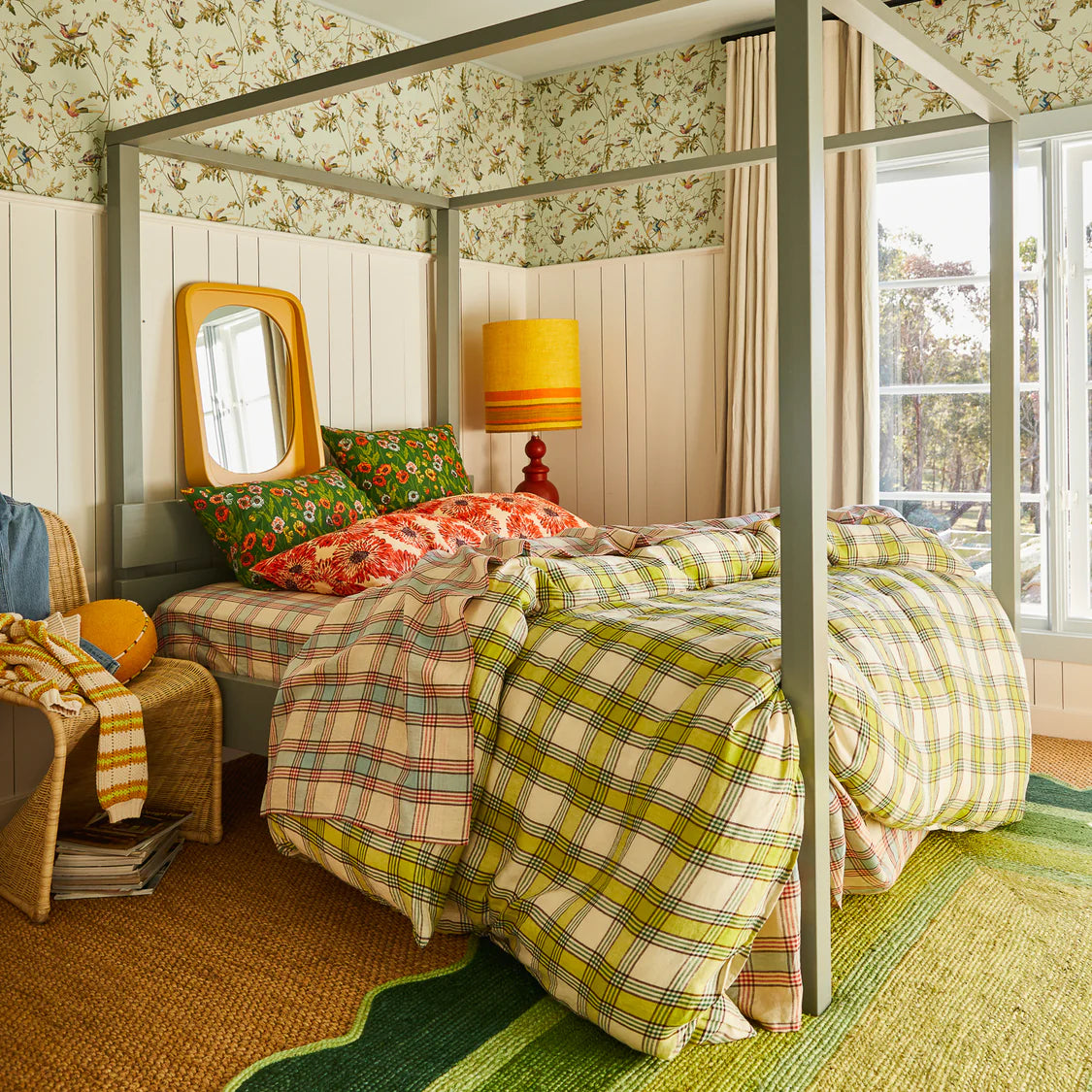 Isla Linen Sheets - Cerulean