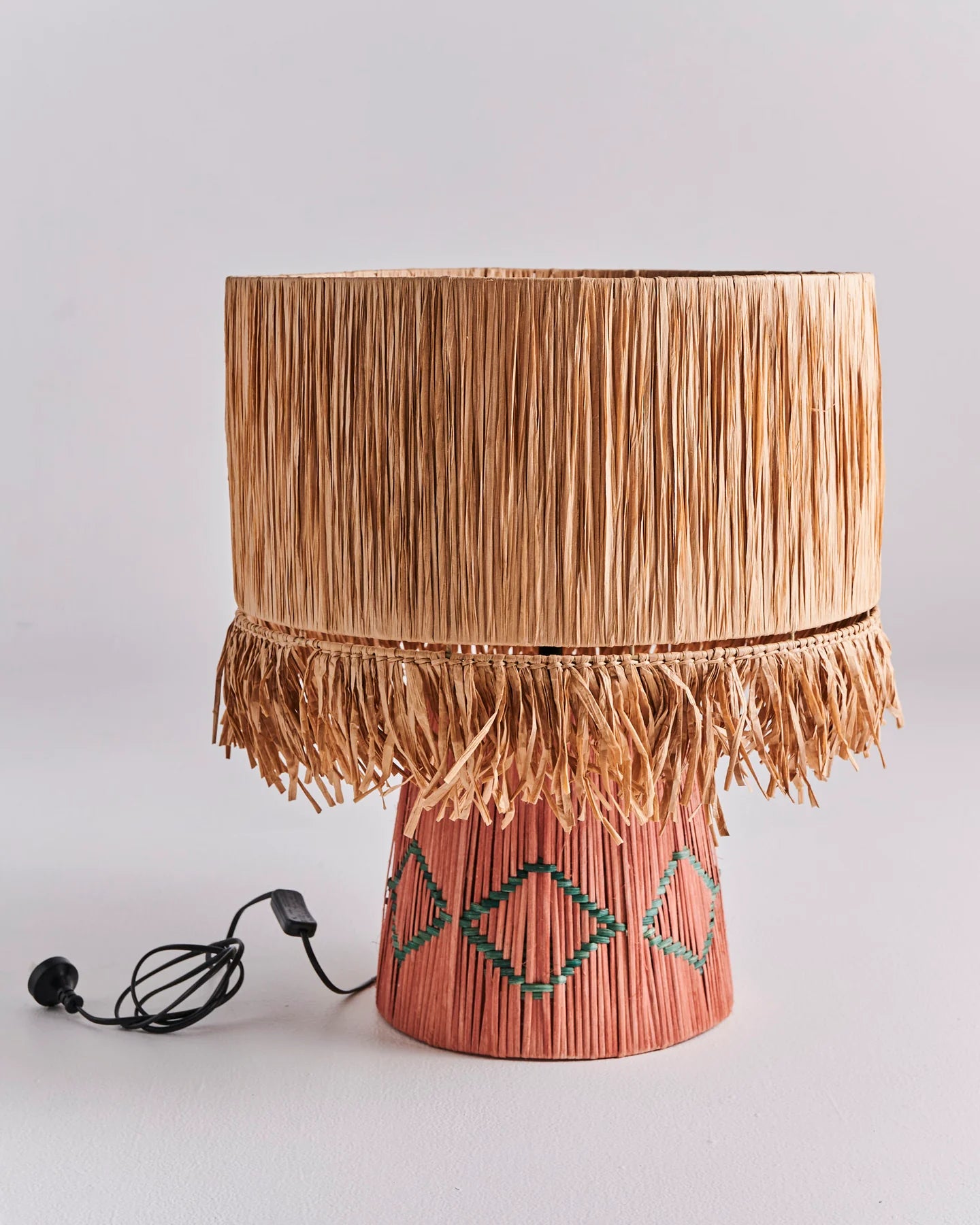 Como Raffia Lamp