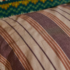 Brigitte Cotton Pillowcase Set - Mahogany