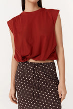 Sampson Organic Tee - Burgundy