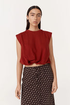 Sampson Organic Tee - Burgundy