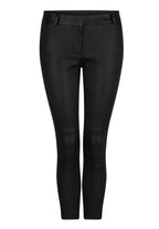 Hi Lo (Olivia Sheed) Black Leather Boyfriend Pants - 1